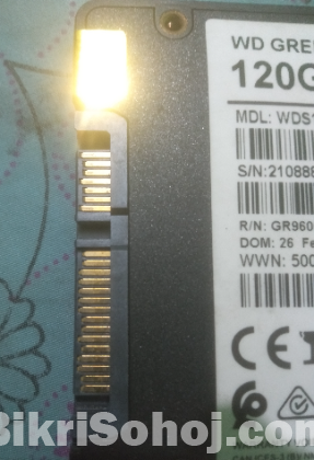 WD 120GB SSD FULL FRESH NEW CONDITION